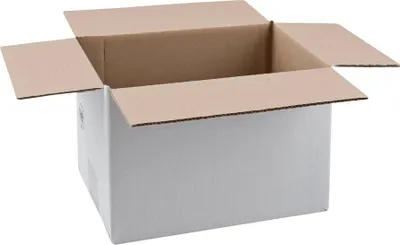 Produktbild von Nestler Wellpapp-Faltkartons 1-wellig weiß 27,0 x 18,0 x 18,7 cm Außenmaß, 20 St.