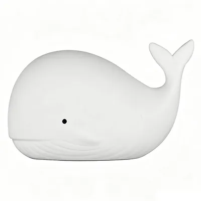 Produktbild von LED Wal Nachtlicht für Kinder,Buntes Silikon Schlummerleuchte mit Touch-Sensor, 7 Farben & Farbwechsel, 1200mAh Akku USB wiederaufladbar, Soft-Touch Nachtlampe für Babyzimmer
