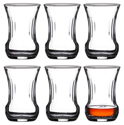Produktbild von LAV Turkische Teeglaser - 6x Stuck - Glas - 105 ml - Tee/Kaffee