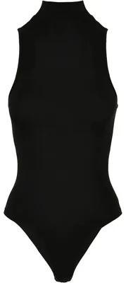 Produktbild von Urban Classics - Bodysuit Rollkragen für Damen Ärmellos TN784 (4XL) (Schwarz)