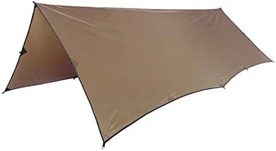 Produktbild von OneTigris Wasserdicht Leichte Ripstop Tarp/Sonnensegel für Camping Wandern Kompakt Vielseitig Dauerhaft Rucksackreisen Persenning