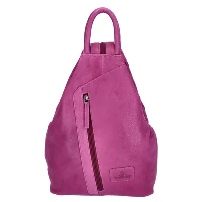 Produktbild von The Skandinavian Brand Damen Leder Rucksack Purple : lila-50 Farbsortierung: lila-50