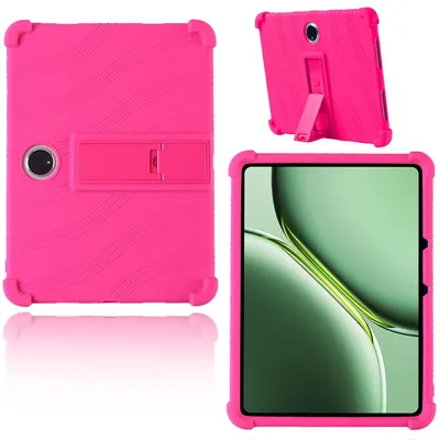 Obrázek produktu pro Tableta Pouzdro pro OnePlus Pad 2 /OnePlus Pad Pro 12,1", nárazuvzdorné měkké silikonové ochranné pouzdro se stojánkem Růžová