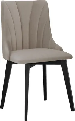 Immagine prodotto di Sedia da pranzo imbottita AFTON 10 - nero / beige