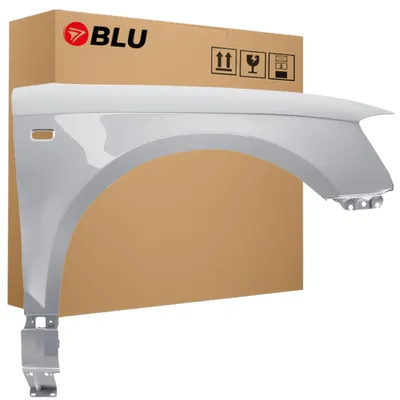 Obrázek produktu pro BLU Blatník náhrada pro Audi A3 8P LX7W Pravý Stříbrný EisSilber | 2003-2008 | Přední | Lakovaný | Připravený k montáži | Pozink, Obrázek vytvořený pomocí AI