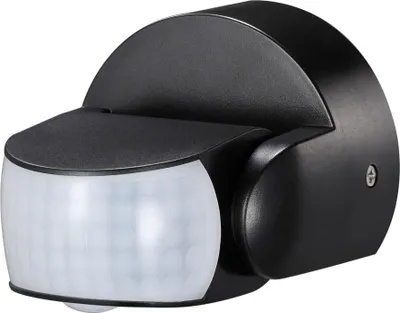 Produktbild von hoftronic PIR-Bewegungsmelder 600W 12m IP65 Schwarz 180°