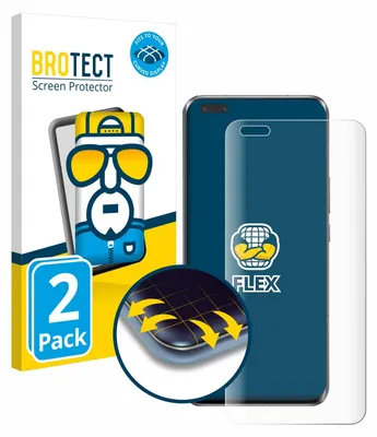 Product packaging for a screen protector, featuring a cartoon character and a depiction of the product.