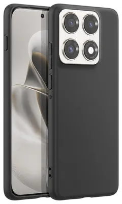 Obrázek produktu pro Pouzdro Avizar pro telefon Motorola Edge 70 Pro, vyrobené z flexibilního silikonu s povrchem odolným proti otiskům prstů, barva černá