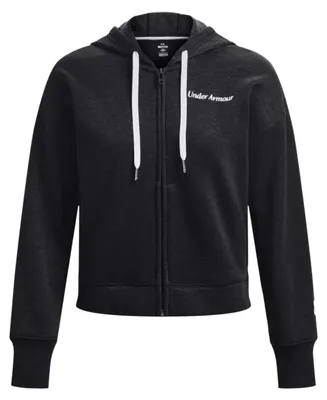 Produktbild von Under Armour - "Essential" Hoodie mit durchgehendem Reißverschluss für Damen PP1956 (S) (Schwarz)