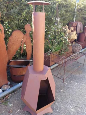 Produktbild von Edelrost Gartenkamin Tobi