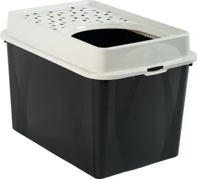 Produktbild von Katzentoilette oben offen Eco BERTY, Farbe:Schwarz