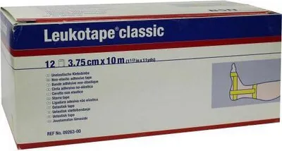 Produktbild von Leukotape Classic 3,75 cmx10 m gelb 12 St