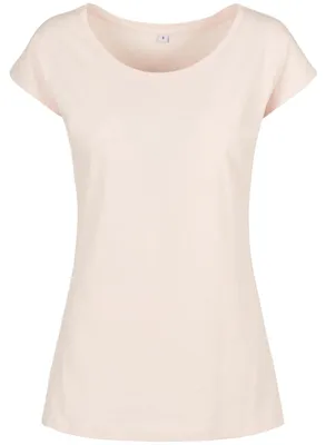 Produktbild von Build Your Brand - T-Shirt für Damen, Weite Öffnung TN1777 (L) (Pink)