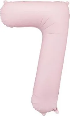 Obrázek produktu pro Balón fol.Cyfra 7 86cm j.růžový 76198