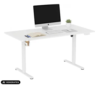 Produktbild von hjh OFFICE Elektrisch höhenverstellbarer Schreibtisch Worktime Computertisch höhenverstellbar 72.0 - 118.0 x 160.0 x 80.0 cm