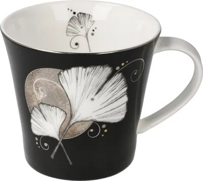 Produktbild von Goebel Coffee-/Tea Mug Ginkgo Schwarz, Kaffeetasse, Tasse, Teetasse, Fine Bone China, 23500931
