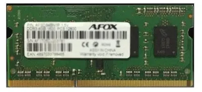Obrázek produktu pro AFOX AFSD416FS1P, 16 GB, 1 x 16 GB, DDR4, 2666 MHz, 260-pin SO-DIMM