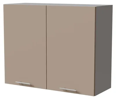 Productafbeelding van Keukenwandkast BRERRA 90x72 cm, 2 deuren, gelakt, kleur naar keuze, model BR-W3/90, RAL 1016, grijsbeige, matgrijs