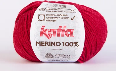 Produktbild von MERINO 100% von Katia -  (24) - 50 g / ca. 102 m Wolle