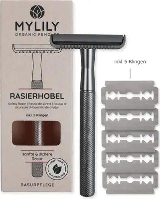 Produktbild von Rasierhobel inklusive 5 Klingen – Silber