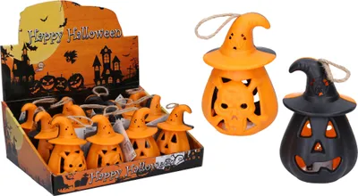 Image de Décoration de citrouille d'Halloween 11x6,5 cm