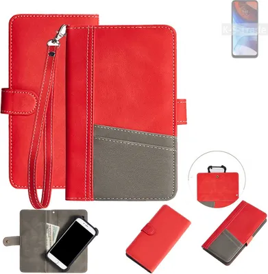 Produktbild von K-S-Trade Handy Schutzhülle für Motorola Moto E7i Power Hülle Portemonnee Brieftasche Klapphülle Kartenfächer Flip Wallet Case Etui