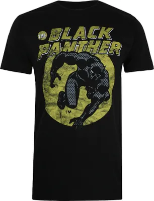 Produktbild von Black Panther - T-Shirt für Herren TV502 (XL) (Schwarz/Gelb)