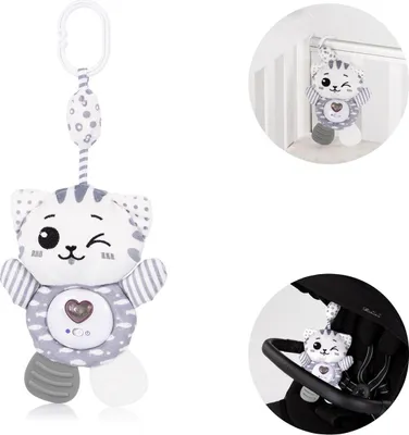 Produktbild von Chipolino Musikmobile kleine Tiere Plüsch Lieder Musik Licht Beißring ab Geburt