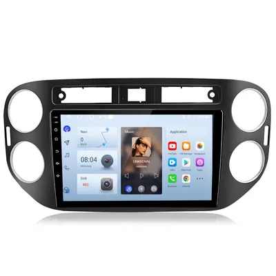 Produktbild von 6+128GB Android13 Autoradio 8kern CarPlay android auto DAB+ GPS Navi für VW Tiguan 5N 1NF 2007-2016 WIFI SWC 4GSIM