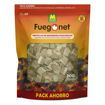 Obrázek produktu pro 200 kusů ekologických tablet pro zapalování ohně firegonet 231281n massó