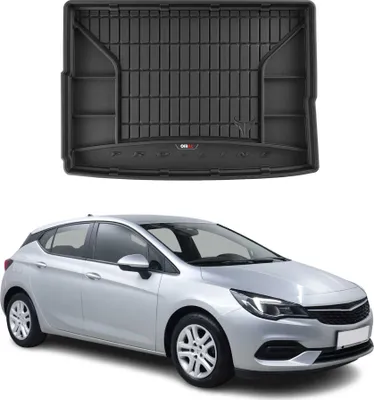 Produktbild von OMAC Gummi Kofferraumwanne für Opel Astra K 2015-2025 TPE Laderaumwanne Schwarz