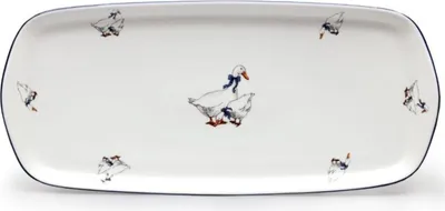 Zdjęcie produktu dla Thun 1794 Porcelanowa taca, gęś, 35 cm, Konstancja, Thun