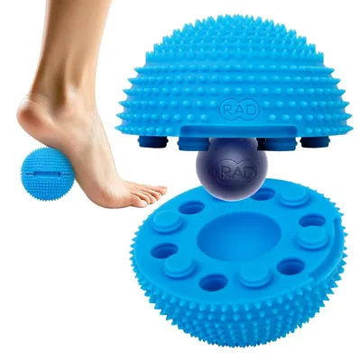 Produktbild von Massageball Faszienroller Neuroball Fußroller - Silikon - Spülmaschinenfest - Für Füße, Hände und Gesicht