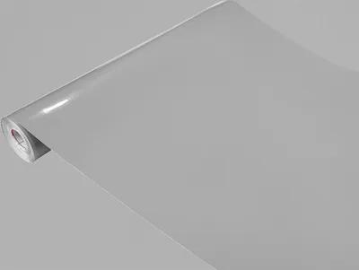 Produktbild von Klebefolie Möbel 45x25 cm - Grau Glanz - Möbelfolie selbstklebend einfarbig - Folie für Möbel zur schnellen Renovierung von Türen, Tischen und Regalen - Möbelfolie dekorativ und pflegeleicht