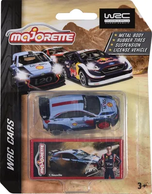 Produktbild von Majorette WRC Assortment, 4-sort.