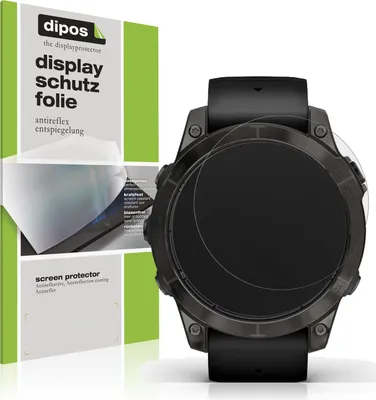 Produktbild von 6x Schutzfolie für Garmin Fenix 7 Pro 42mm matt Displayschutzfolie Folie Display Schutz dipos