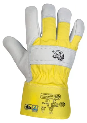 Produktbild von Schutzhandschuh Rindvollleder-Handschuhe EISBÄR Gr. 11 (12 Paar)
