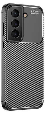 Produktbild von Handy Hülle für Samsung Galaxy S21 FE Carbon Look Cover Case Schutzhülle Farbe: Schwarz