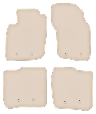 Produktbild von DURBAN Beige Velours-Fußmatten-Set für Volvo V40 I Kombi (1995-2004)
