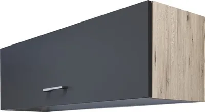 Produktbild von Flex Well Klapphängeschrank Tiago BxTxH 100 x 32 x 32 cm basaltgrau matt zerlegt 00011709