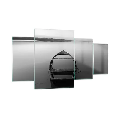 Produktbild von Bilder auf glas - 4 Teile - £ódŸ Einsamkeit Leere - 160x90cm - Glasbilder - Wandbilder - Bilder - zum Aufhängen bereit - Wanddekoration aus Glas - Glas Bilder - Wandbild auf Glas - GDL160x90-4932