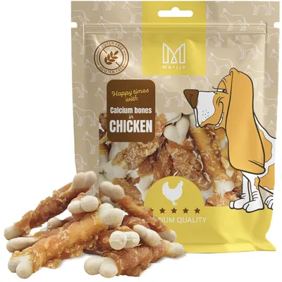 Produktbild von Hundeleckerli - Kalksteinwürfel mit Huhn Mersjo 500g
