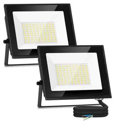 LED-Außenstrahler 50W 4300lm IP65 kaltweiß 6500K 56 LEDs