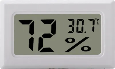 Produktbild von INF Mini LCD vlhkomer / teplomer biely 1-balenie