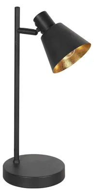 Immagine prodotto di Mexlite - lampada da tavolo - Oeroe - nero - metallo - lampada da scrivania - E14 - 4116ZW