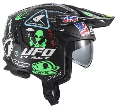 Immagine prodotto di Ufo Sheratan Jet Casco Multicolore M Multicolore M