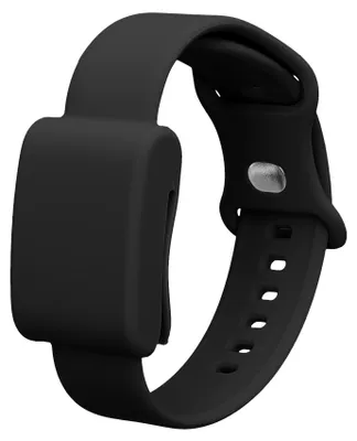 Produktbild von kwmobile Silikon Uhrenarmband für Whoop 5.0 / Whoop 4.0 / 3.0 Armband - Ersatzarmband für Fitnesstracker - Wechselarmband Smartwatch - Schwarz