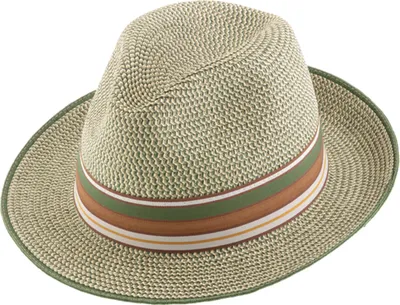 Fiebig knautschbarer Papierhut Fedora in oliv