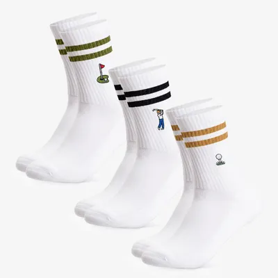 Produktbild von Occulto Damen & Herren Motiv Tennissocken 3er Pack (Modell: Rio)