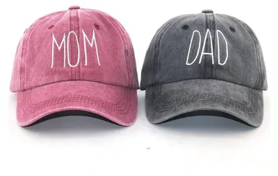 Immagine prodotto di Cappello da baseball da donna, stile vintage, in cotone, regolabile, set da 2